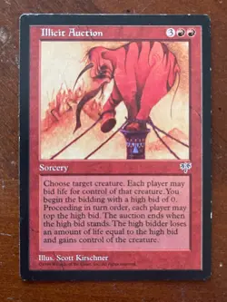 MTG Magic the Gathering Mirage Illicit Auction MP - Image 1