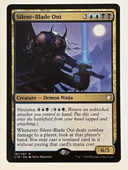 Silent-Blade Oni Commander 2018 Non-Foil MTG NM - Image 1