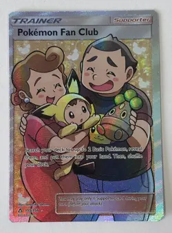 Pokemon Fan Club (Full Art) 155/156 Sm-Ultra Prism Holo NM plus bonus free ship - Image 1