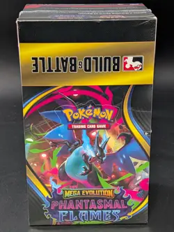 Pokemon TCG Phantasmal Flames - Build And Battle Display Sealed (10 Boxes) - Image 1
