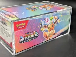 Pokemon TCG S&V Prismatic Evolutions Booster Bundle Display Case w/Acrylic Case - Image 4