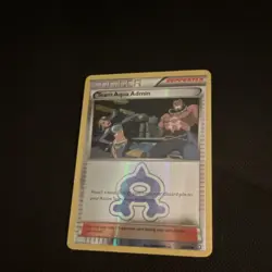 Pokemon TCG Team Aqua Admin 25/34 Double Crisis Uncommon Reverse Holo Trainer - Image 1