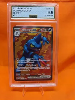 AGS 9.5 Toxicroak Ex 232/198 Full Art Ultra Rare Scarlet & Violet - Image 1