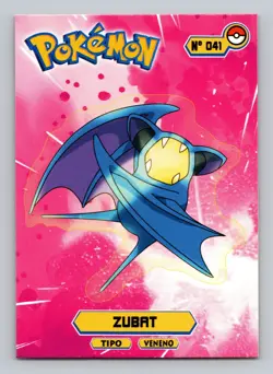 Pokemon Card - Zubat 041 - Card Tops - Pokedex Database 2024 - Image 1