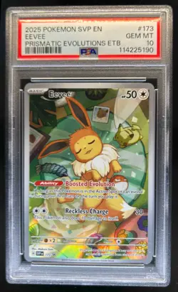 2023-25 Pokemon SV Black Star Promos SVP EN Eevee #173 PSA 10 - Image 1