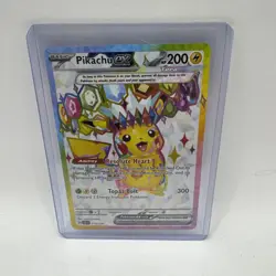 Pokemon Pikachu EX Card 219/191SV08: Surging Sparks Holo, Near Mint Condition - Image 1