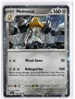 Pokemon TCG Melmetal (Cosmos Holo) 104/142 Miscellaneous Cards & Products Holo - Image 1