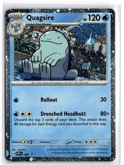Pokemon TCG Quagsire (Cosmos Holo) 156 Sv: Scarlet & Violet Black Star Promo - Image 1