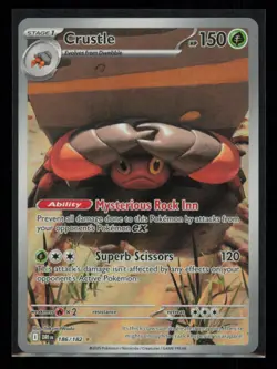 Crustle 186/182 Pokemon Destined Rivals Illustration Rare Near Mint - Image 1