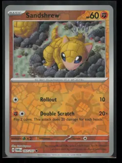 Sandshrew 097/167 Pokemon Twilight Masquerade Common Near Mint Reverse Holo - Image 1