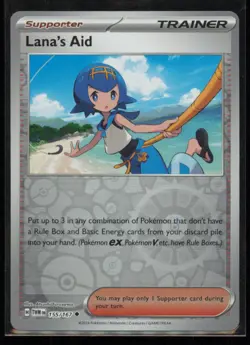 Lana's Aid 155/167 Pokemon Twilight Masquerade Uncommon Near Mint Reverse Holo - Image 1