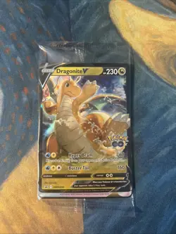 Pokemon TCG - Dragonite V + VSTAR SWSH 235 Pokemon GO Promo Sealed - Image 1