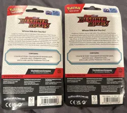 Pokemon TCG Destined Rivals Checklane Blister Pack Eevee & Zarude Lot Of 2 - Image 2