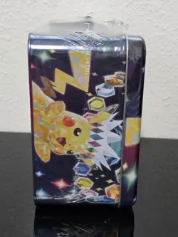 2024 Fall Collector Chest Pikachu Tin Box Factory Sealed Pokemon TCG - Image 4