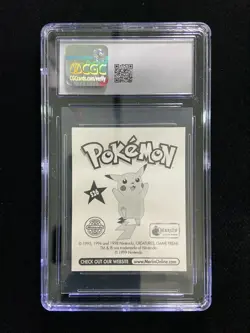 1998 Pokemon Merlin TCG Series 1 S26 Special Glitter Ash CGC 9 IO86 - Image 2