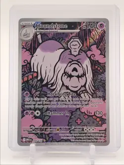 HOUNDSTONE 2025 POKEMON MEGA EVOLUTION ILLUSTRATION RARE 145/132 Q0165 - Image 1