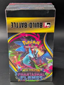 Pokemon TCG Phantasmal Flames - Build And Battle Display Sealed (10 Boxes) - Image 1
