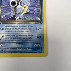 2000 Pokemon Team Rocket First Edition Dark Blastoise #20/82. T4404 - Image 3