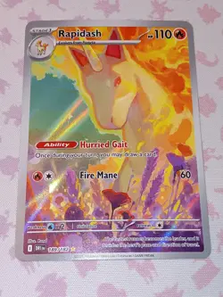 Rapidash 189/182 Illustration Rare | Pokemon TCG: Destined Rivals | Near Mint NM - Image 1