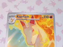 Rapidash 189/182 Illustration Rare | Pokemon TCG: Destined Rivals | Near Mint NM - Image 2