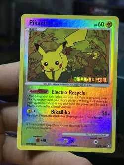 #2 Pikachu 94/123 Mysterious Treasures 2007 Reverse Diamond Pearl Holo Pokemon - Image 3