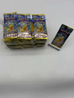 Lot of (210) Pokemon Korean SV8 Super Electric Breaker Booster Packs Sealed - Image 1