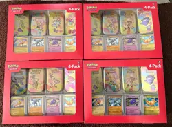 Pokemon Scarlet And Violet 151 Mini Tins 4 Pack Sams Club Lot of 6 New IN HAND - Image 2