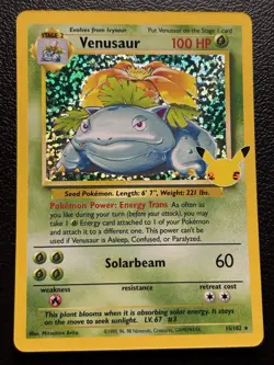 Venusaur Holo 15/102 Celebrations Classic Collection Pokemon 2021 NM - Image 1