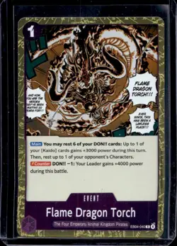 2026 One Piece The Azure Sea's Seven Flame Dragon Torch #EB04-040 - Image 1