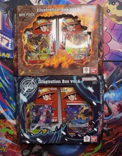 One Piece TCG Illustration Box Vol. 5 And Vol.6 Bandai Brand New Sealed - Image 1