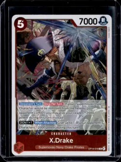 2026 One Piece The Azure Sea's Seven X Drake #OP14-016 - Image 1