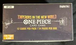 One Piece TCG OP09 Emperors in the New World Booster Box New English Sealed - Image 4