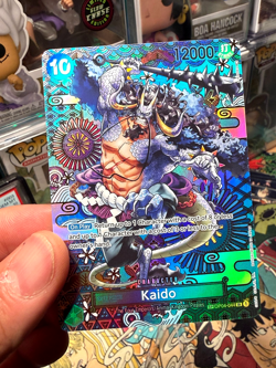 One Piece Card Game Kaido OP04-044 SP SR Alternative Awakening of New Era Nm - Image 1