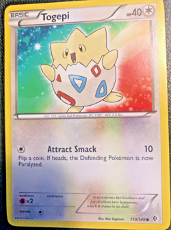 Togepi Southern Islands LV.10 HP40 Japanese Holo Rare Pokemon Card - Image 1