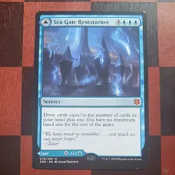 Mtg Sea Gate Restoration NM Zendikar Rising Mythic Rare Land Card Regular 76/280 - Image 2