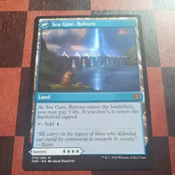 Mtg Sea Gate Restoration NM Zendikar Rising Mythic Rare Land Card Regular 76/280 - Image 3