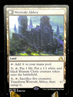 TCG MAGIC THE GATHERING: Westvale Abbey/Profane Prince - Shadows over Innistrad - Image 1