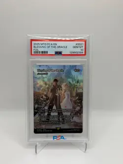 2025 MTG PSA 10 Blessing of the Oracle FOIL Showcase #0021 Final Fantasy - Image 1