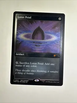 Lotus Petal - Foil Etched - 30th Anniversary Promo (MTG) No Combine Ship - Image 1