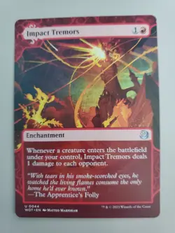 MTG Impact Tremors Wilds of Eldraine: Enchanting Tales Regular Uncommon - Image 1