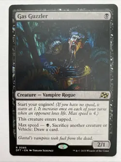MTG, AETHERDRIFT: GAS GUZZLER, REGULAR FINISH, RARE #0085, REGULAR , NM - Image 1