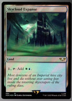 Skycloud Expanse 294 Rare Surge Foil Warhammer 40K MTG NM - Image 1