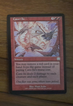 MTG Mercadian Masques Cave-In NM - Image 1