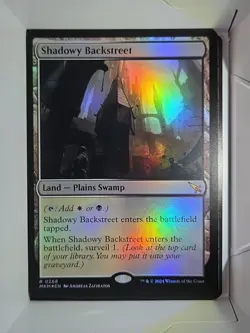 Shadowy Backstreet - R268 - Foil - Magic the Gathering - Murders at Karlov Manor - Image 1