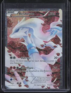 2013 Pokemon B&W Legend Treasures Radiant Collection #RC22 Reshiram - Image 1