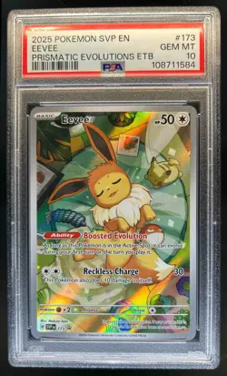 2023-25 Pokemon SV Black Star Promos SVP EN Eevee #173 PSA 10 - Image 1