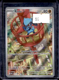2025 Pokemon ME Black Star Promos MEP EN Riolu #010 - Image 1