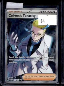 2024 Pokemon SV Shrouded Fable SFA EN Colress's Tenacity #087/064 - Image 1