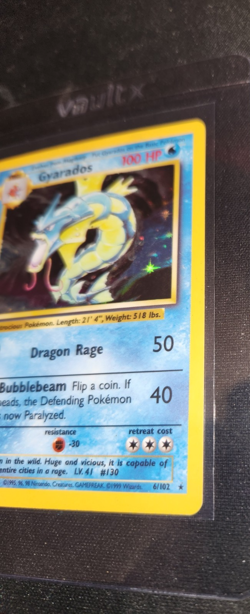 Pokemon TCG Gyarados 006/102 Base Set Holo - Image 4