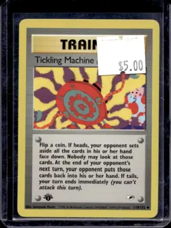 2000 Pokemon Gym Heroes 1st Edition Tickling Machine #119/132 - Image 1